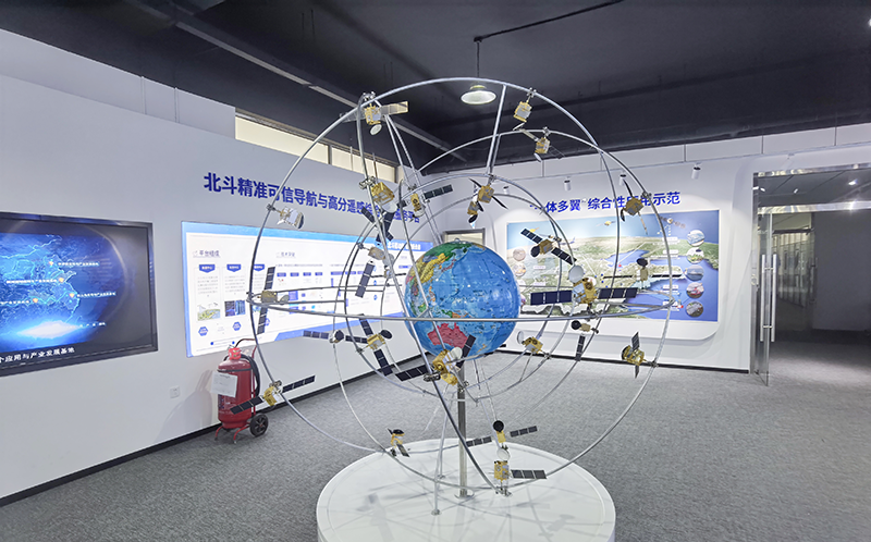 齐鲁空天信息研究院北斗展厅